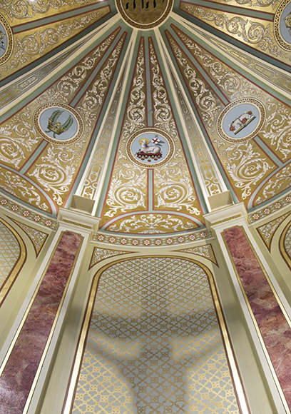 restored high altar